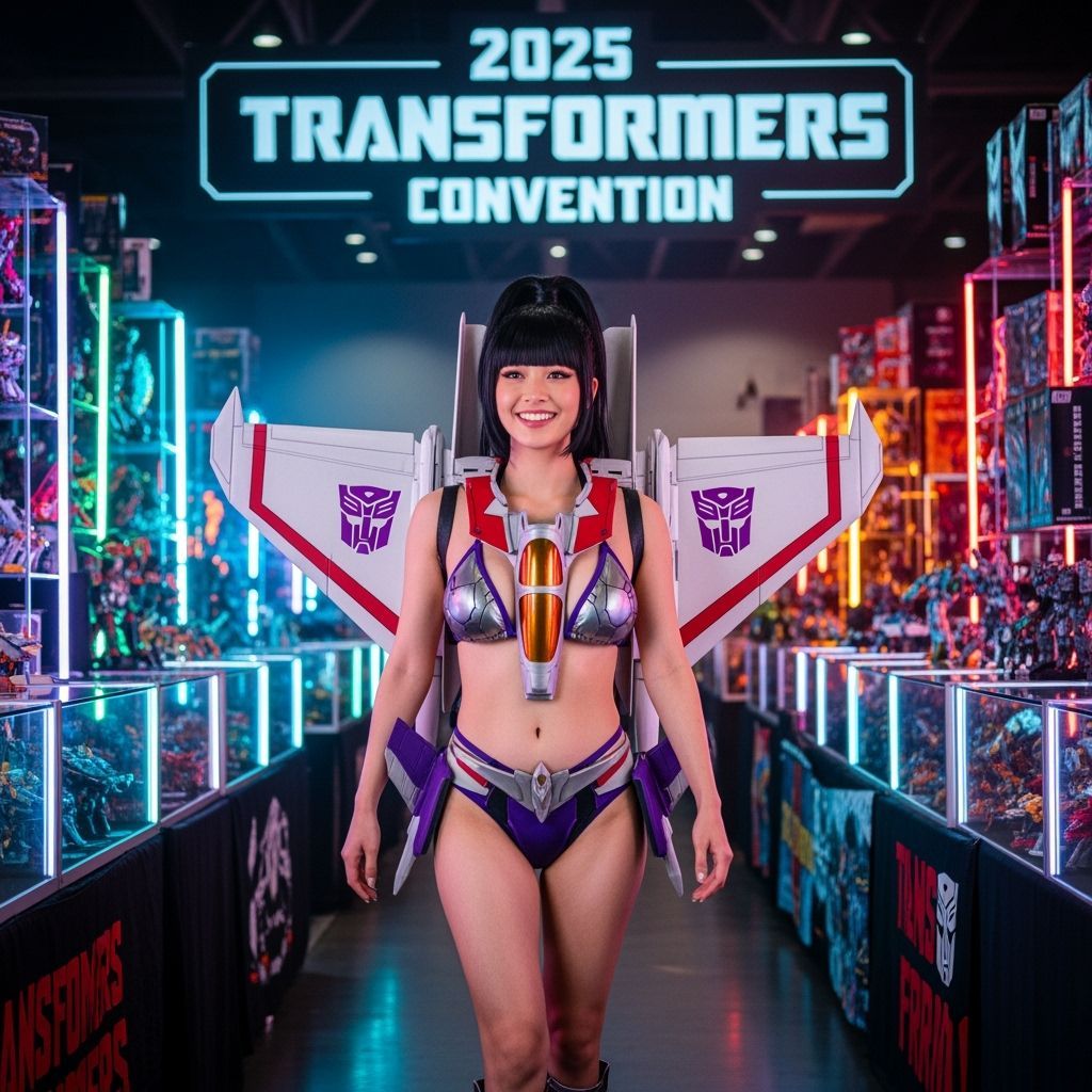 Starscream Inspired Bikini Costume at Transformers Conventio...