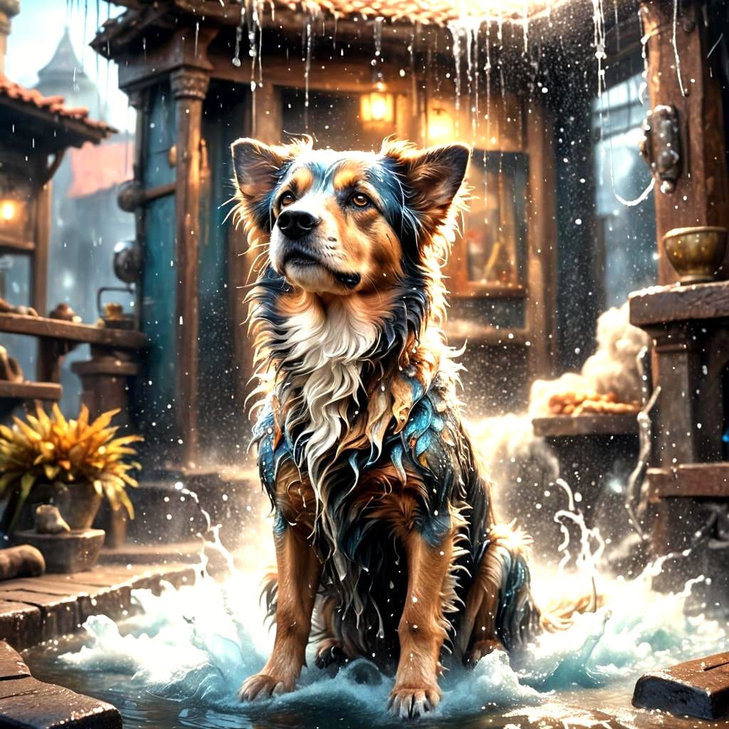 Fantastical Clouds Concept Art in Deep Color