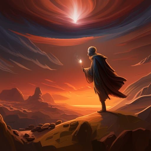 Spacetime Fracture: A Galaxy in Deep Color