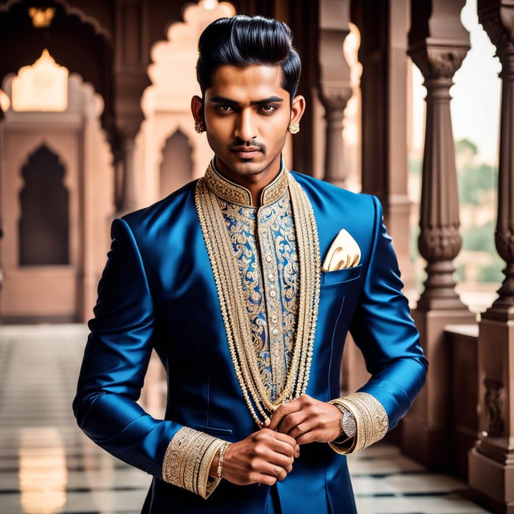Indian Teenager Styled for Royalty