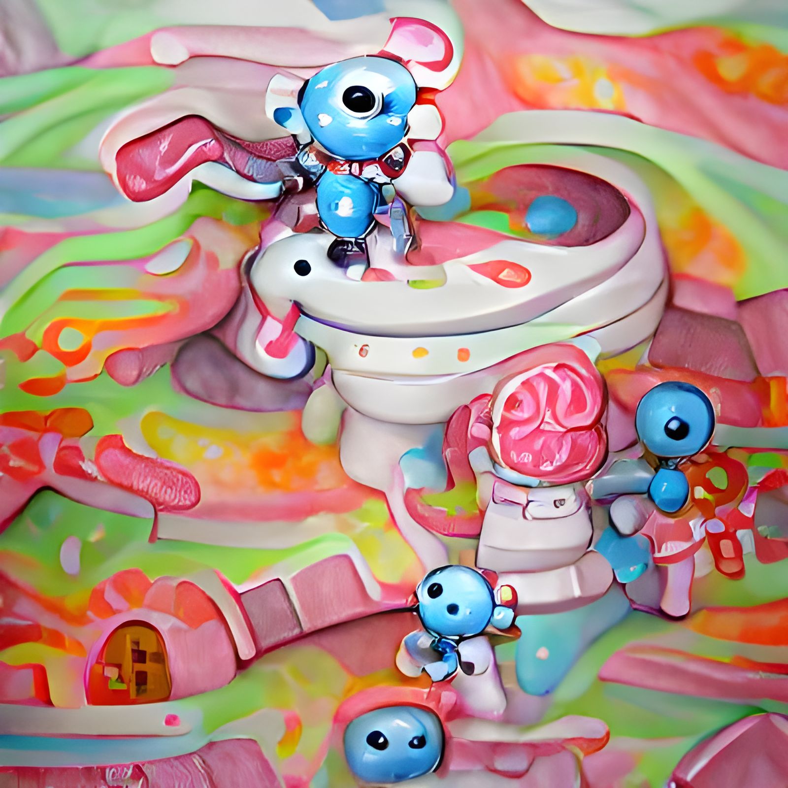 cinnamoroll robot sewer murder