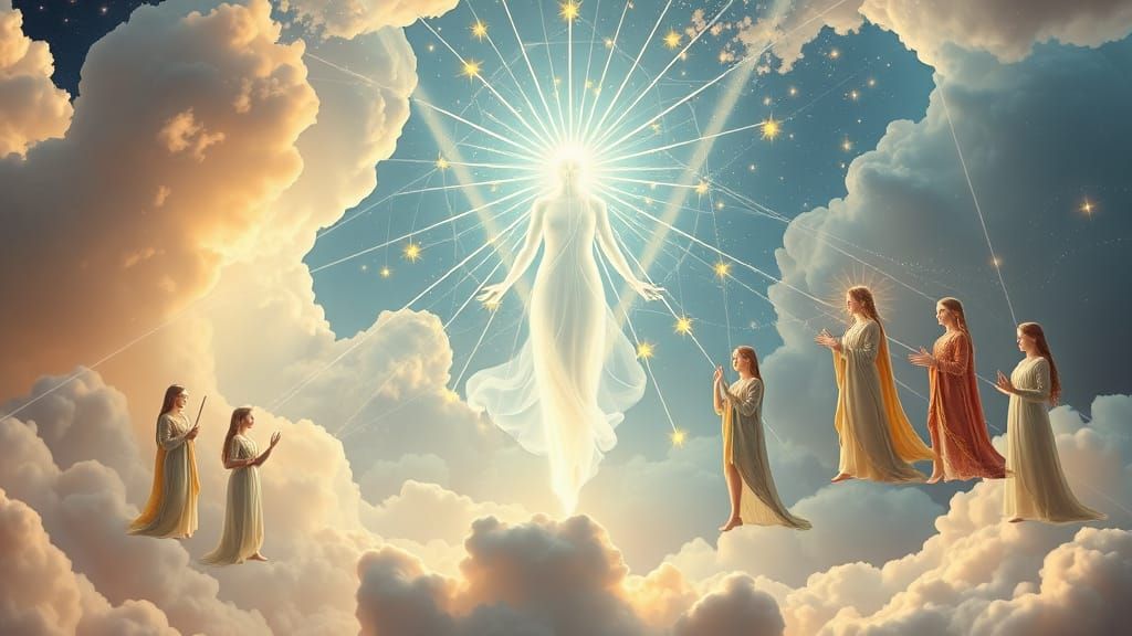 Ethereal Soul Flies Through Timeless Realms