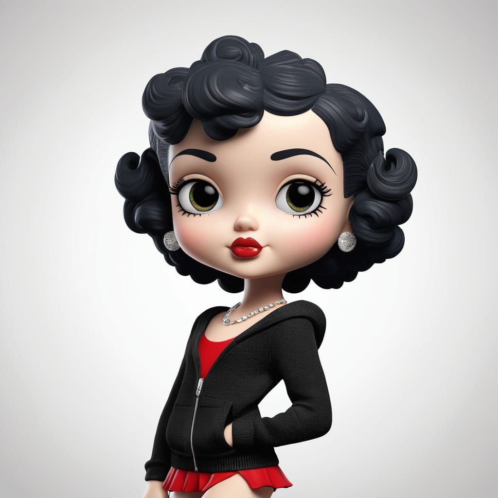 Betty Boop Cartoon Character