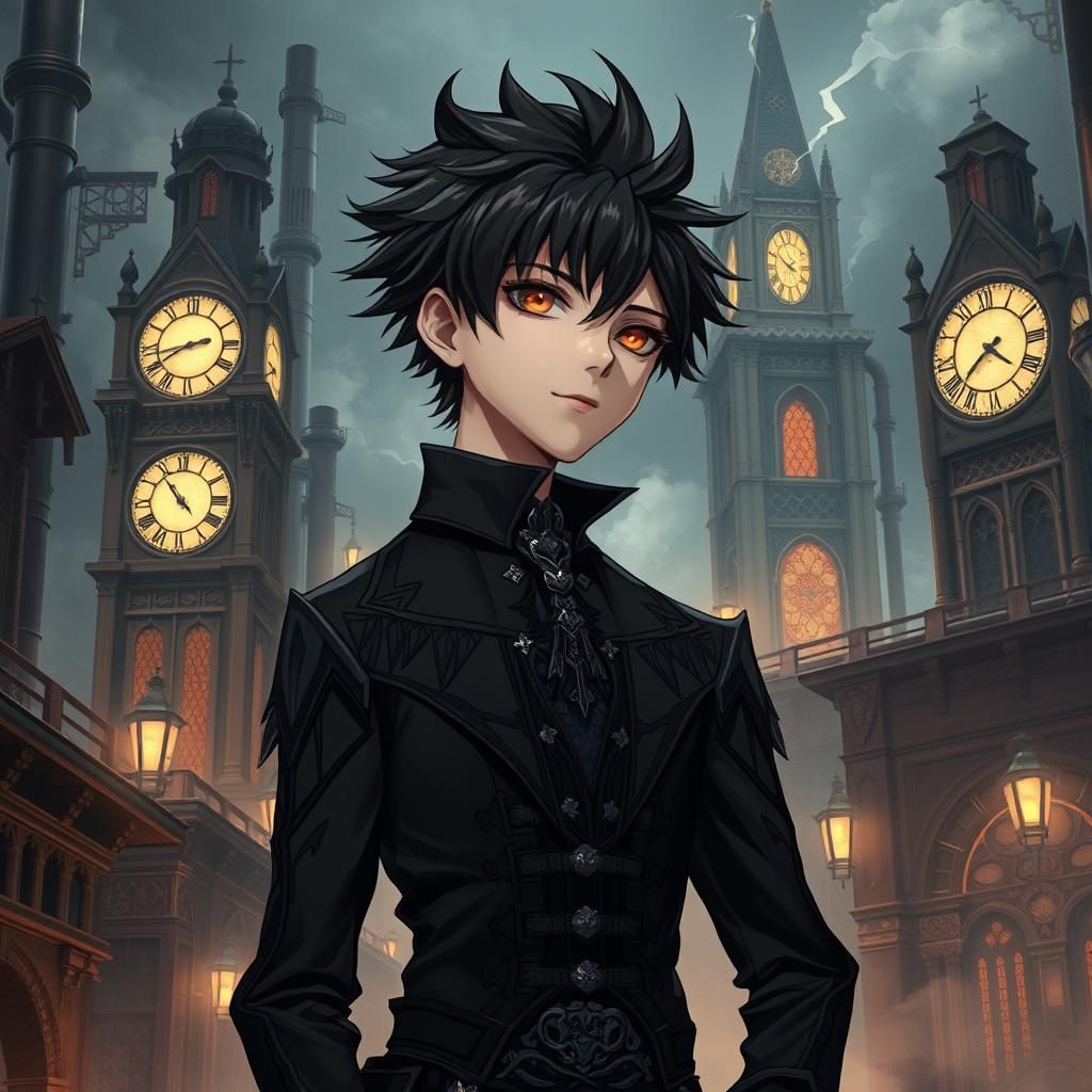 Japanese PlayStation 2 era science-fiction cyberpunk steampu...