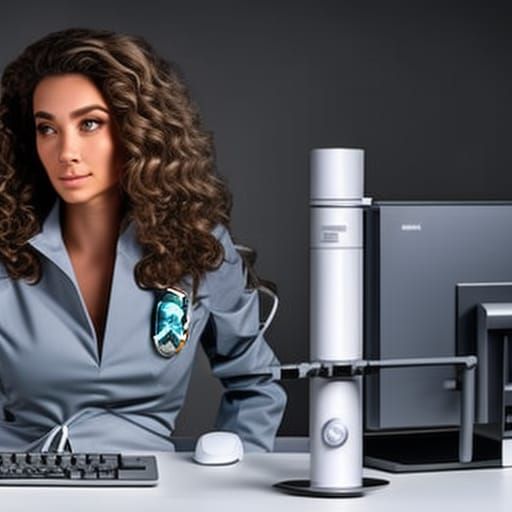 Medical Student Scene in Dark Fantasy Style