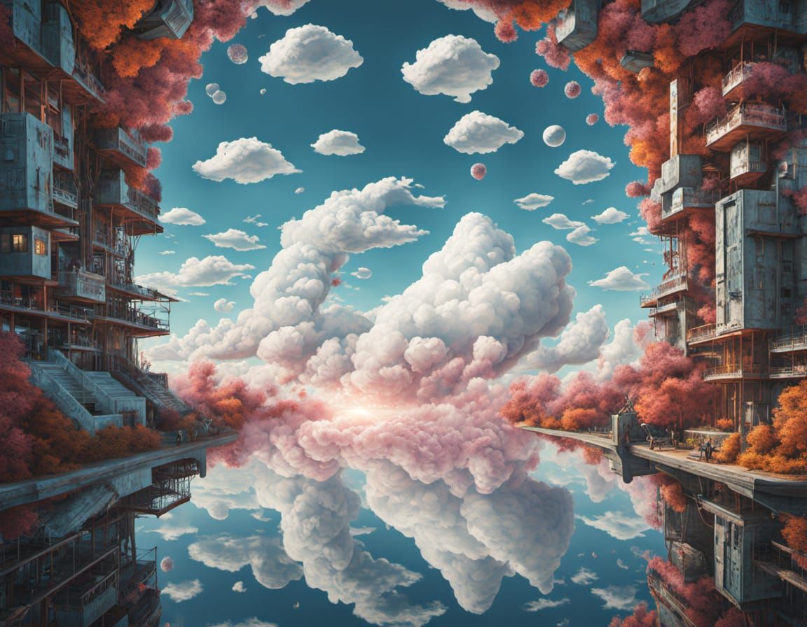 Serene Fractal Being in Hyper-Realistic Digital Art