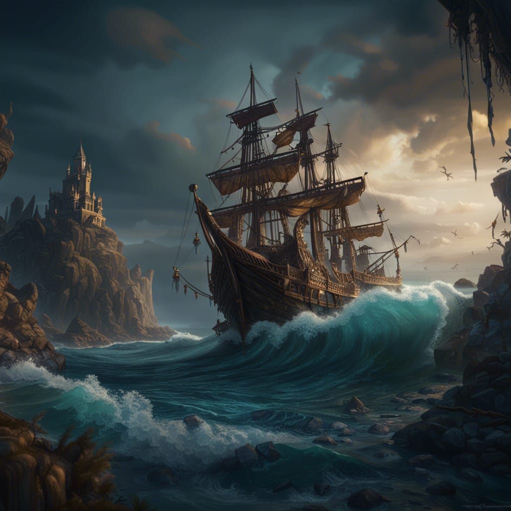 the sea is full of dangers