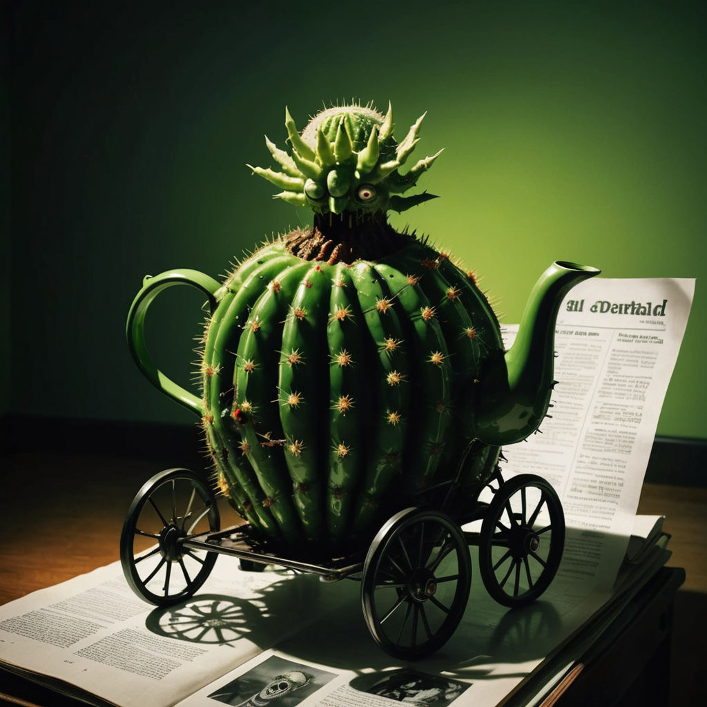 Terrified Teapot Meets Zombie in Doctor's Office