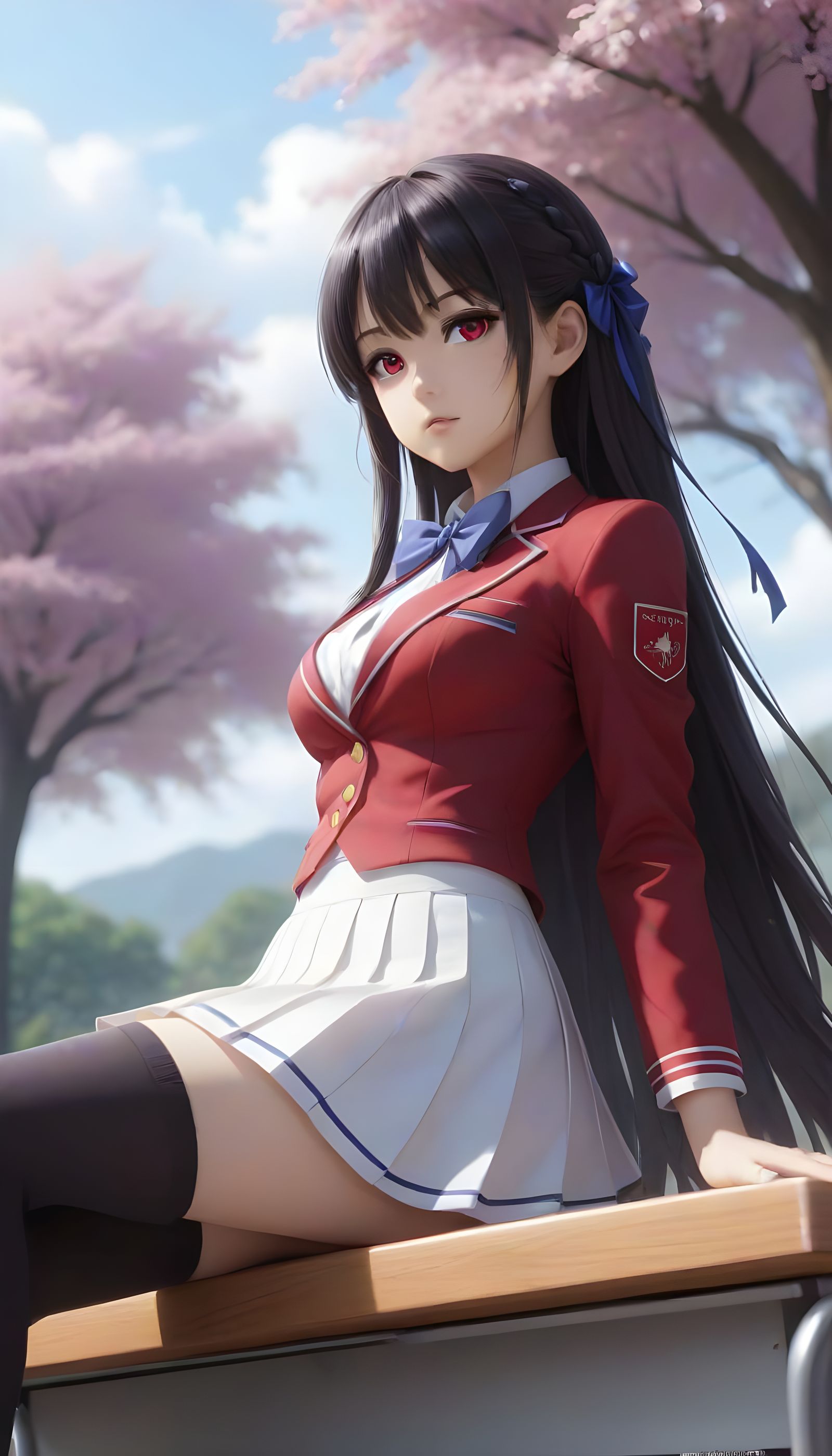 Horikita Suzune in Classroom of the Elite Style