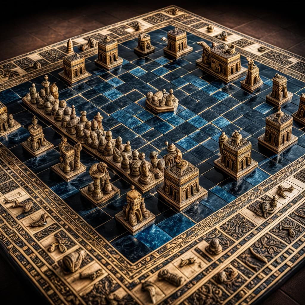 Persian Chessboard Design Inspired by Cyrus the Great