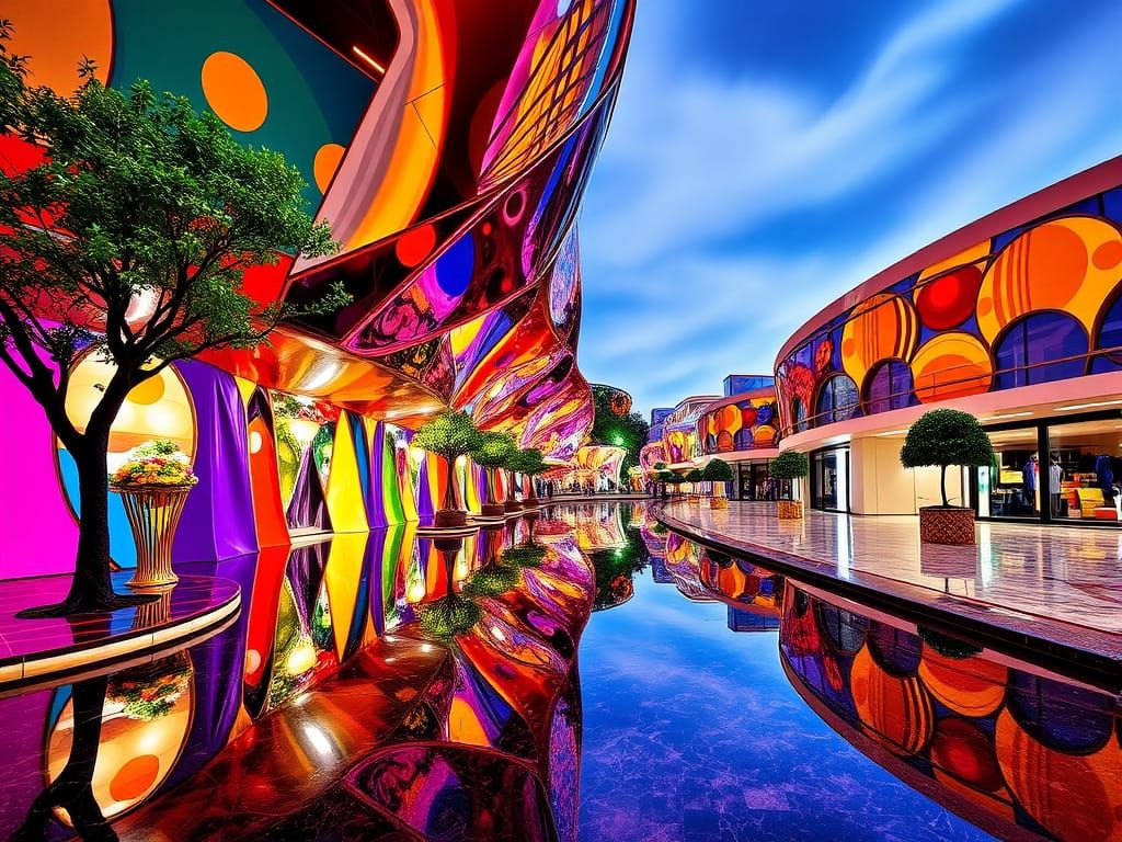 Abstract Shopping Mall