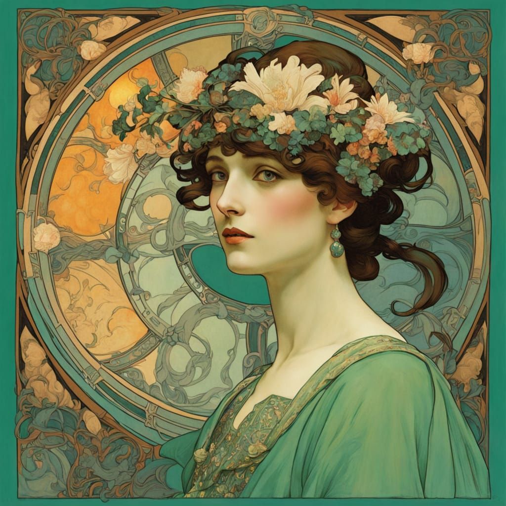 Celestial Cartographer in Starlight Balloon, Dark Fantasy Ar...