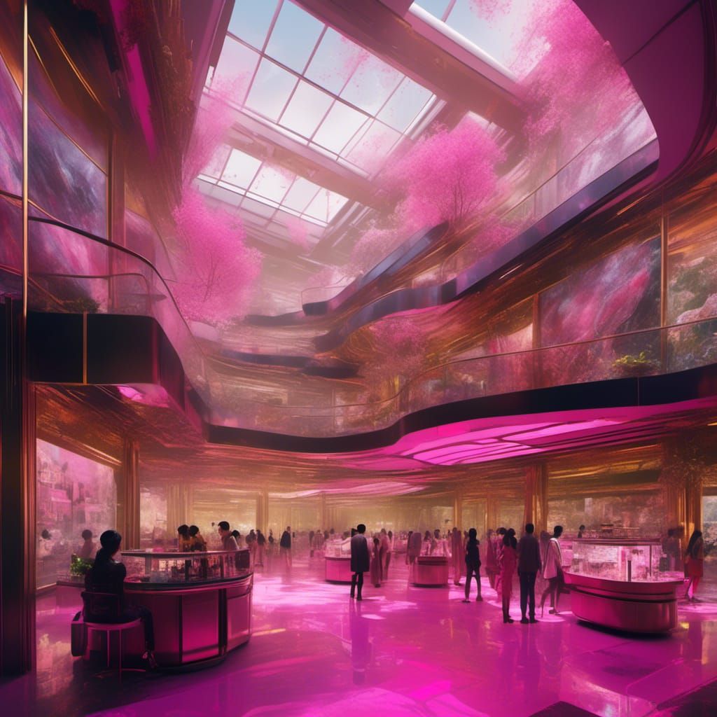 Bangkok Mall: Modern Architecture and Vibrant Crowds