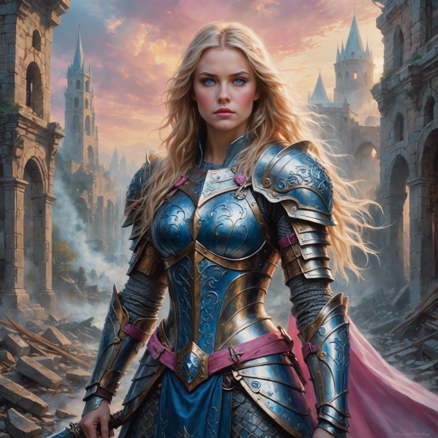 Stunningly beautiful warrior.