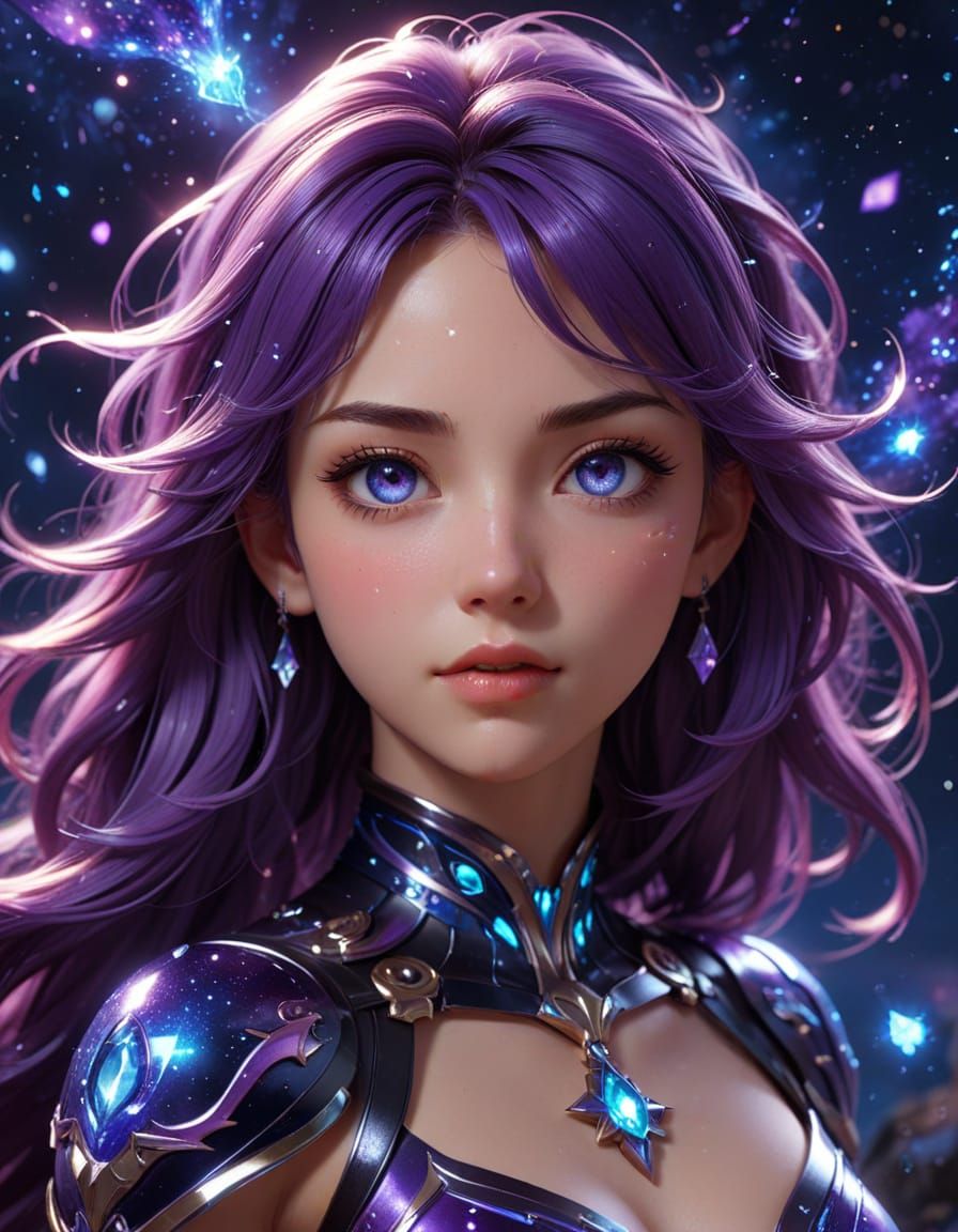 Gwen Tennyson in Cosmic Anime Art