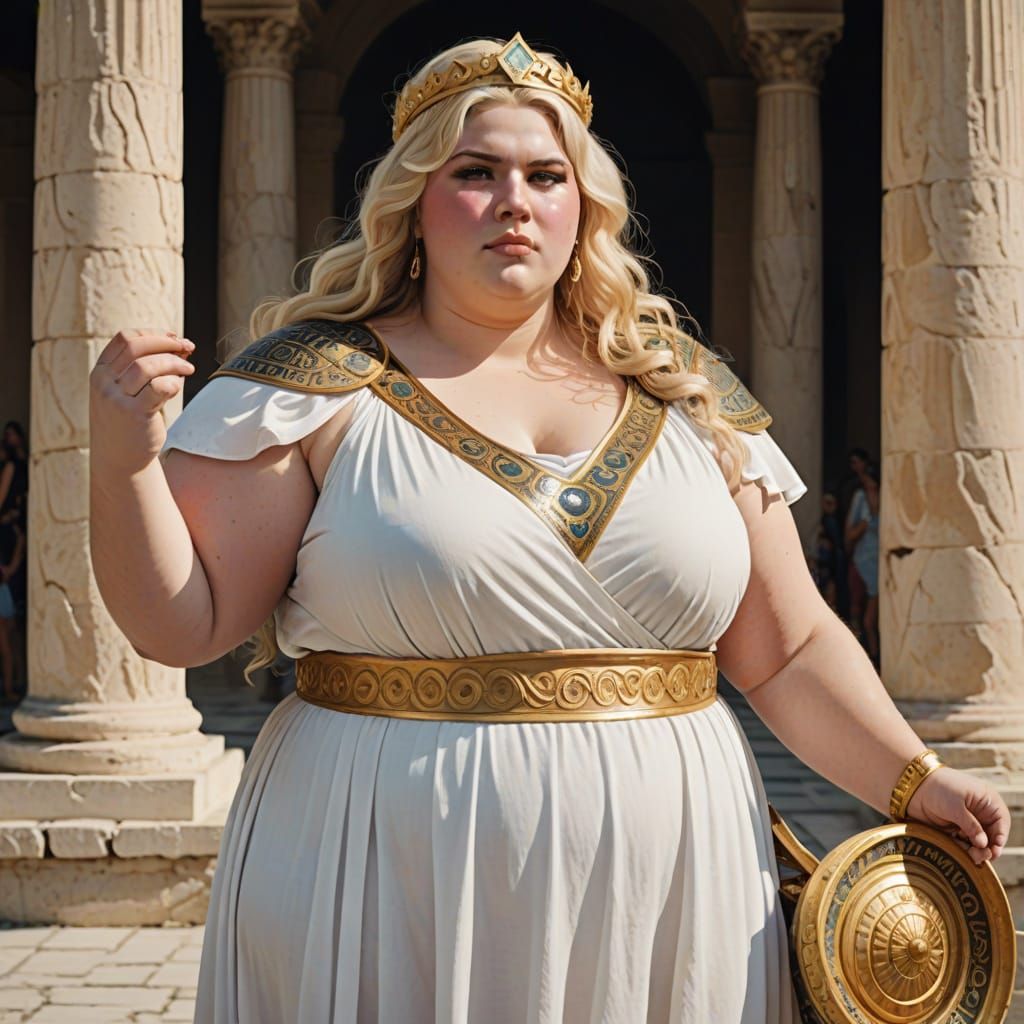 Goddess of Abundance: A Regal, Morbidly Obese Goddess