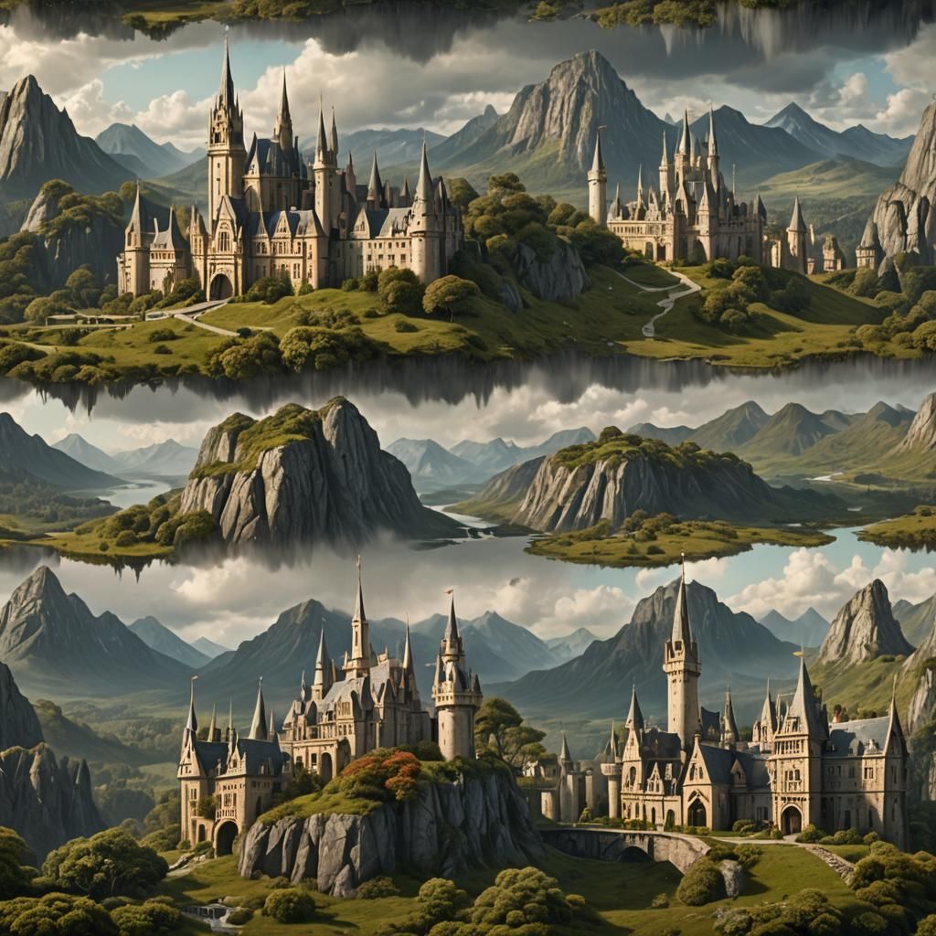 Child's Acceptance: Two Birthdays Matte Painting