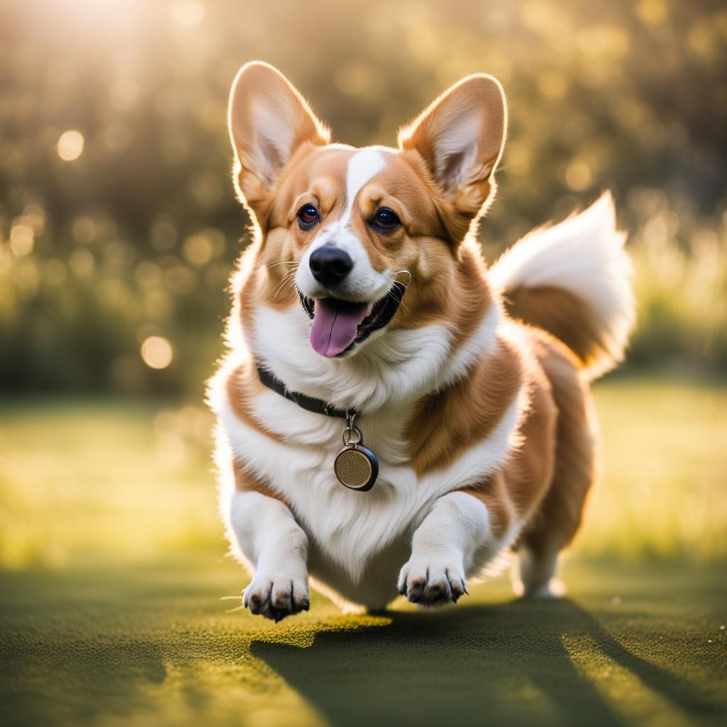 Confident Corgi Portrait in Natural Light