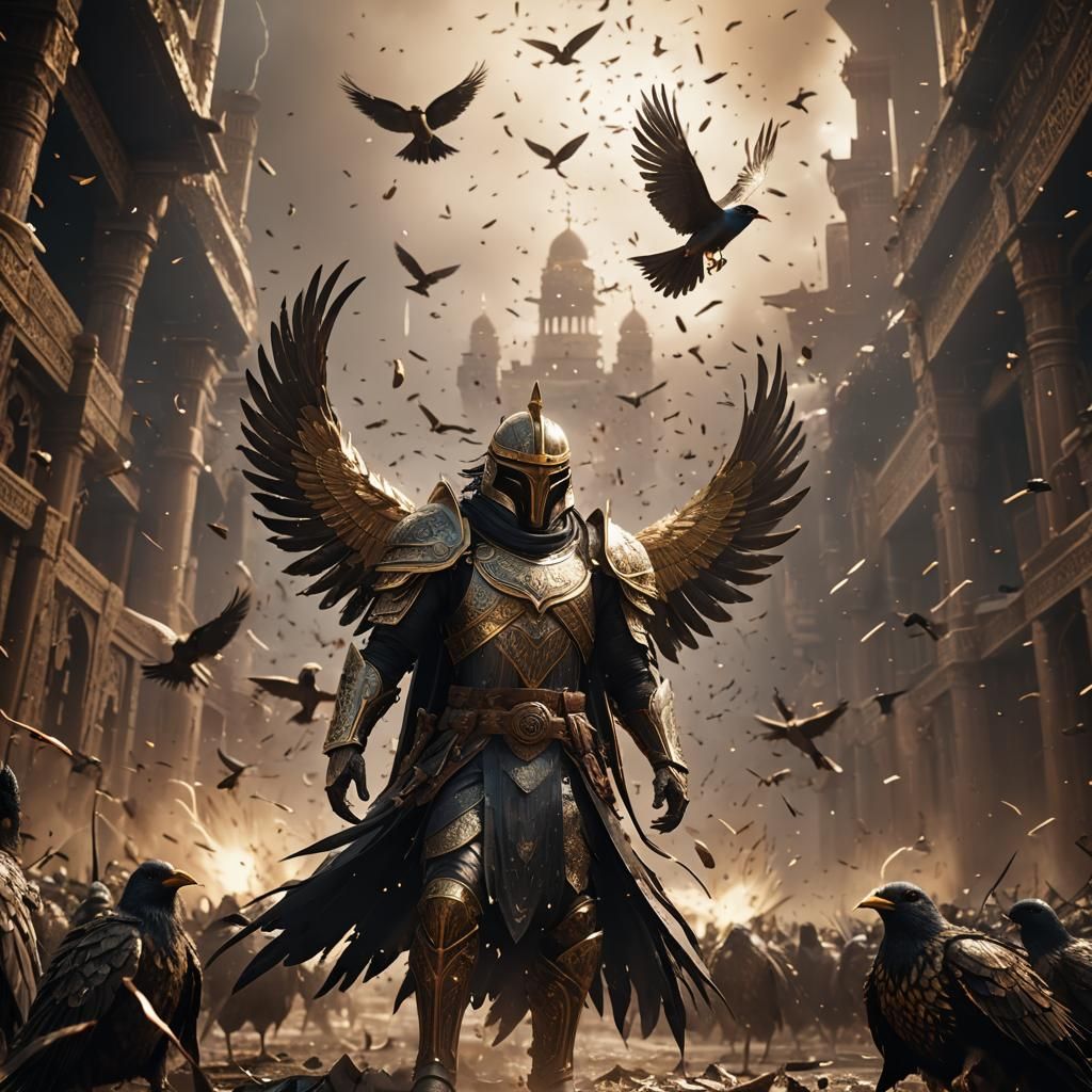 Armored Birds Defend Mecca: 3D Game Cinematic