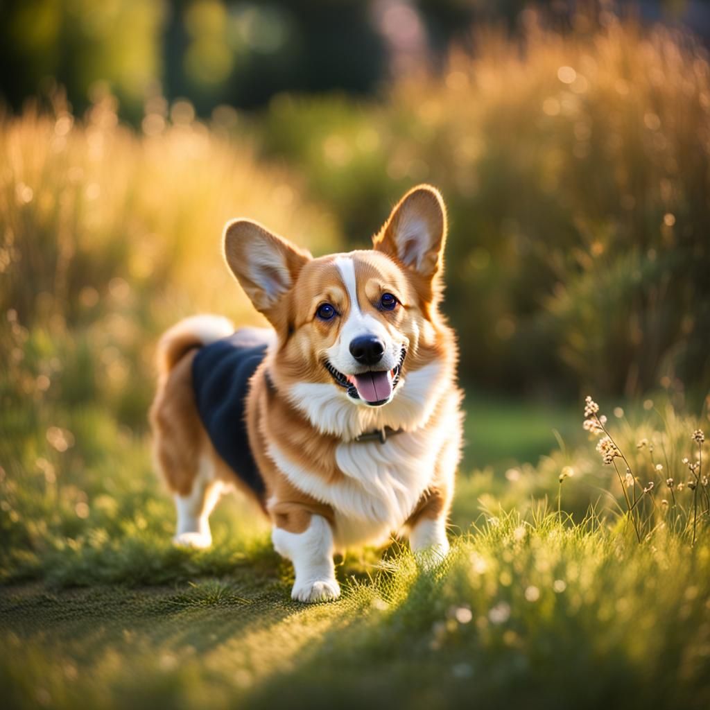 Corgi in Professional Photography Style