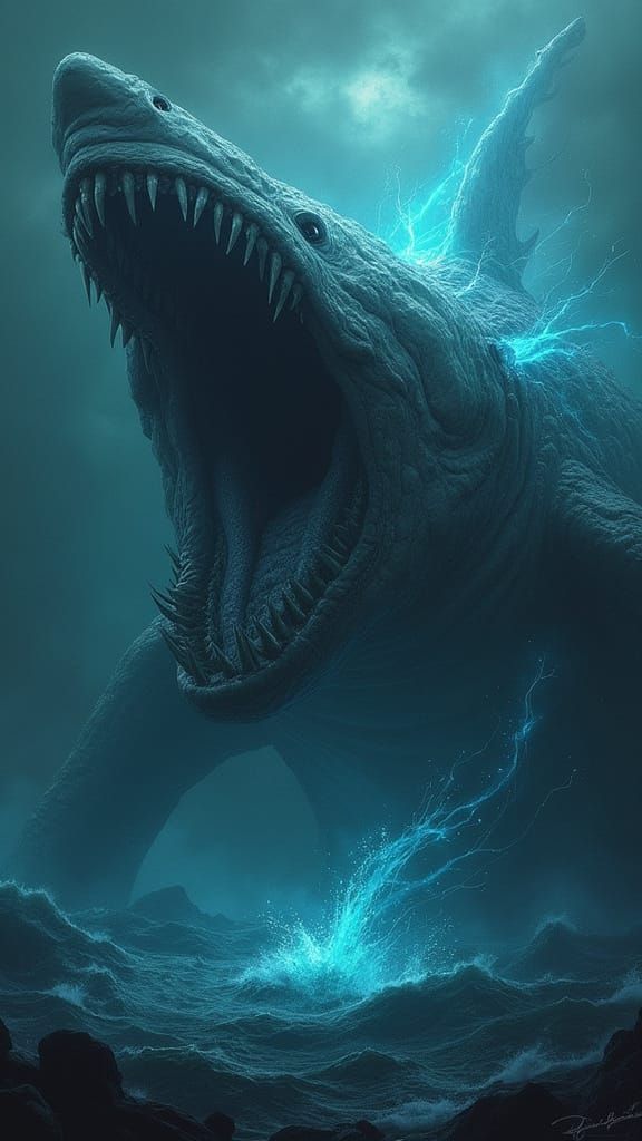 Eldritch Horror from the Depths: A Monstrous Megalodon-Bloop...