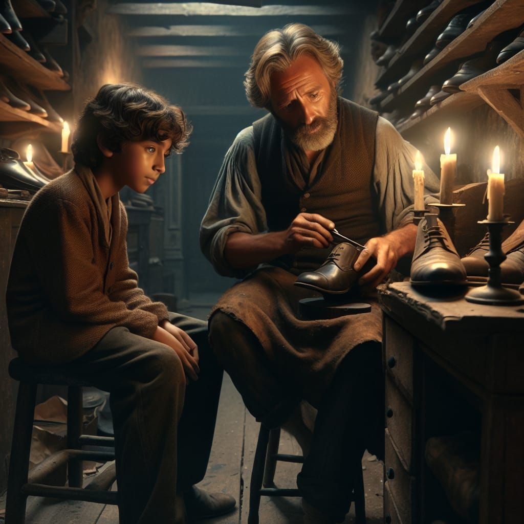 The cobbler and his apprentice