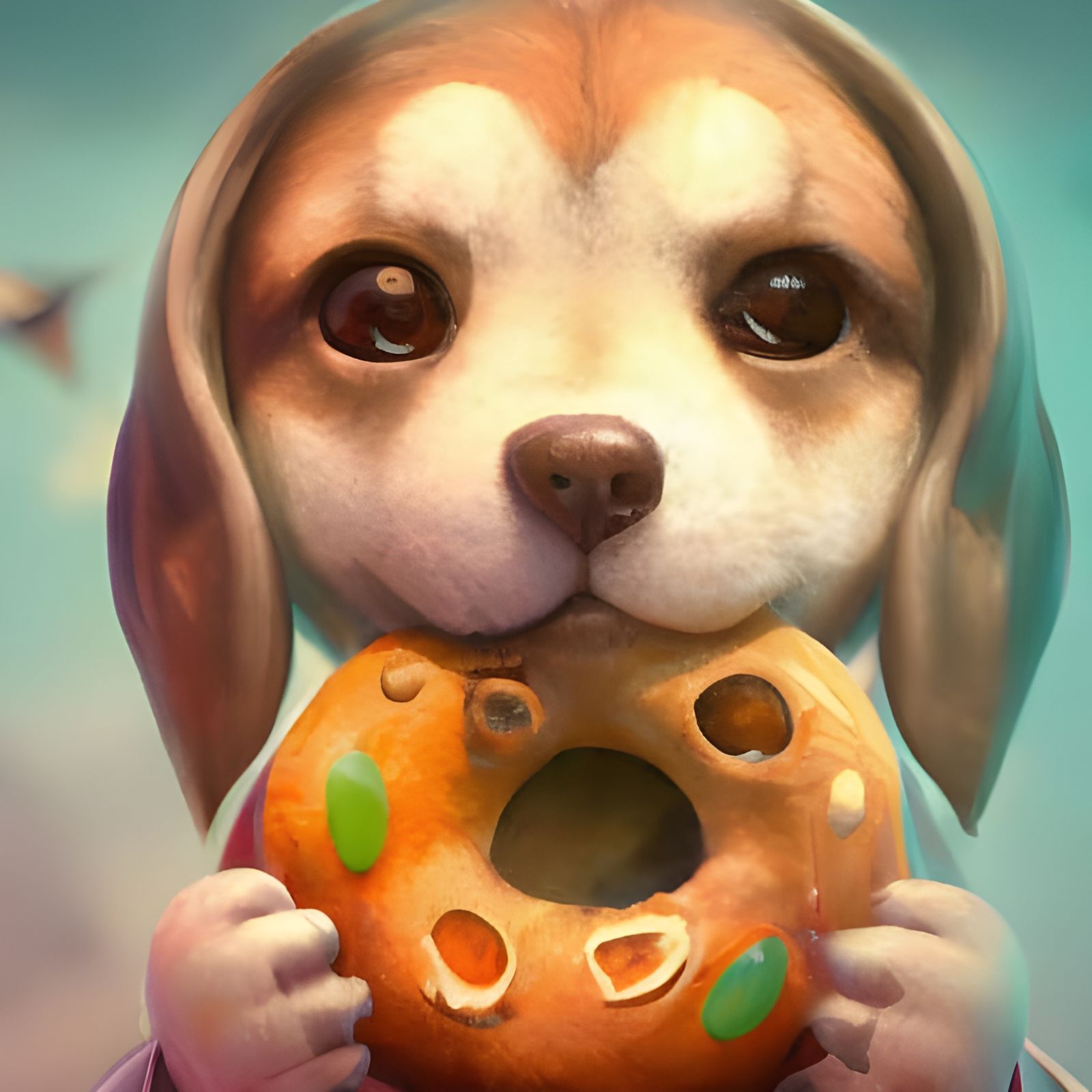 Bagel Beagle Wishes You a Wonderful Day