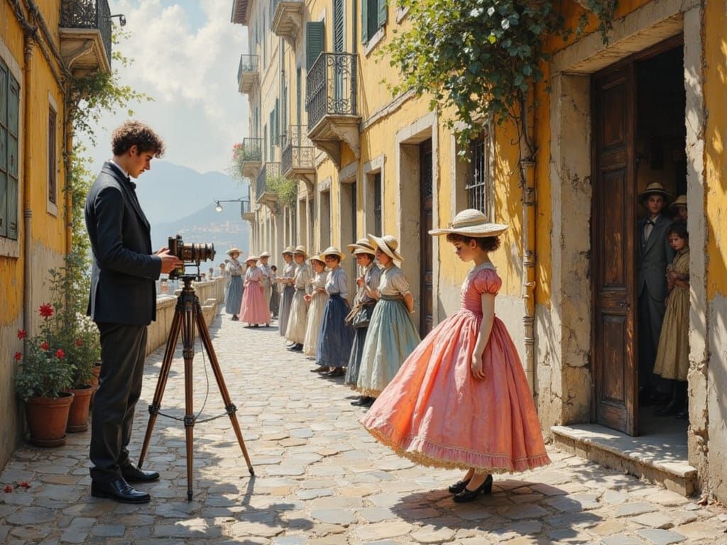 1850s Genoa Daguerreotypist Captures Italian Girl, Impasto S...