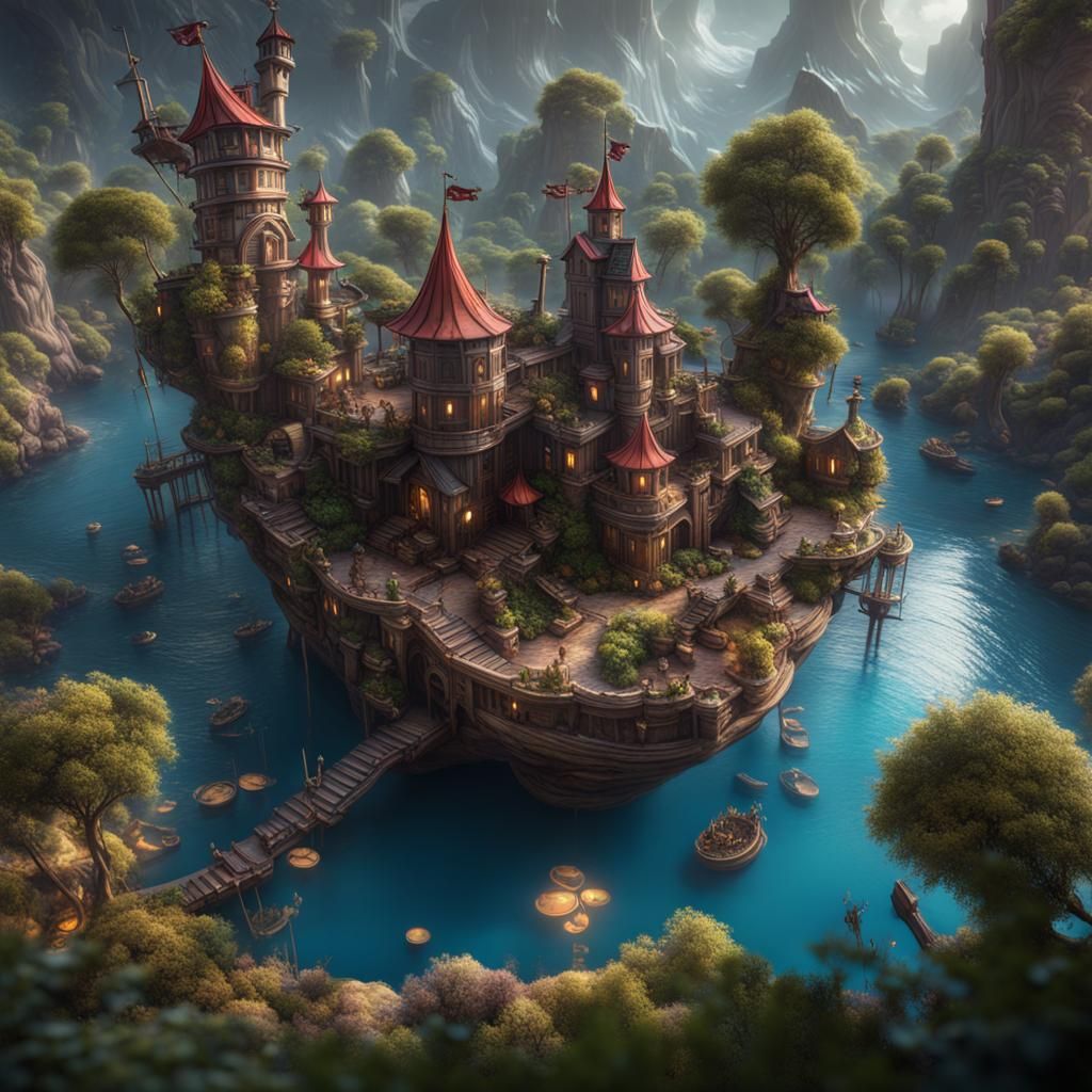 Fantastical Neverland Populated with Socks and Spoons