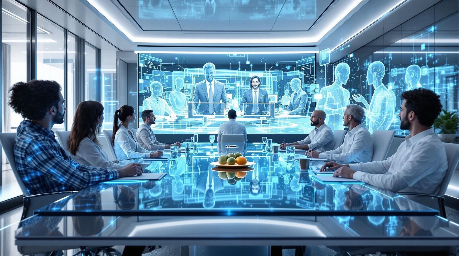 Ultra-Modern Boardroom of the Future
