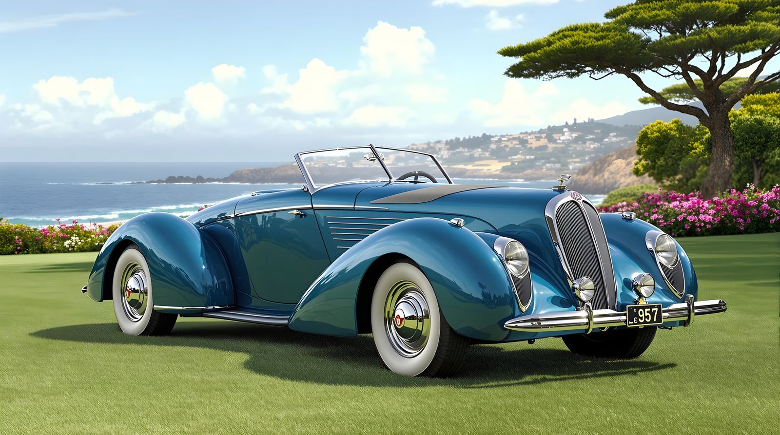 1938 Talbot-Lago T23 Cabriolet at Pebble Beach
