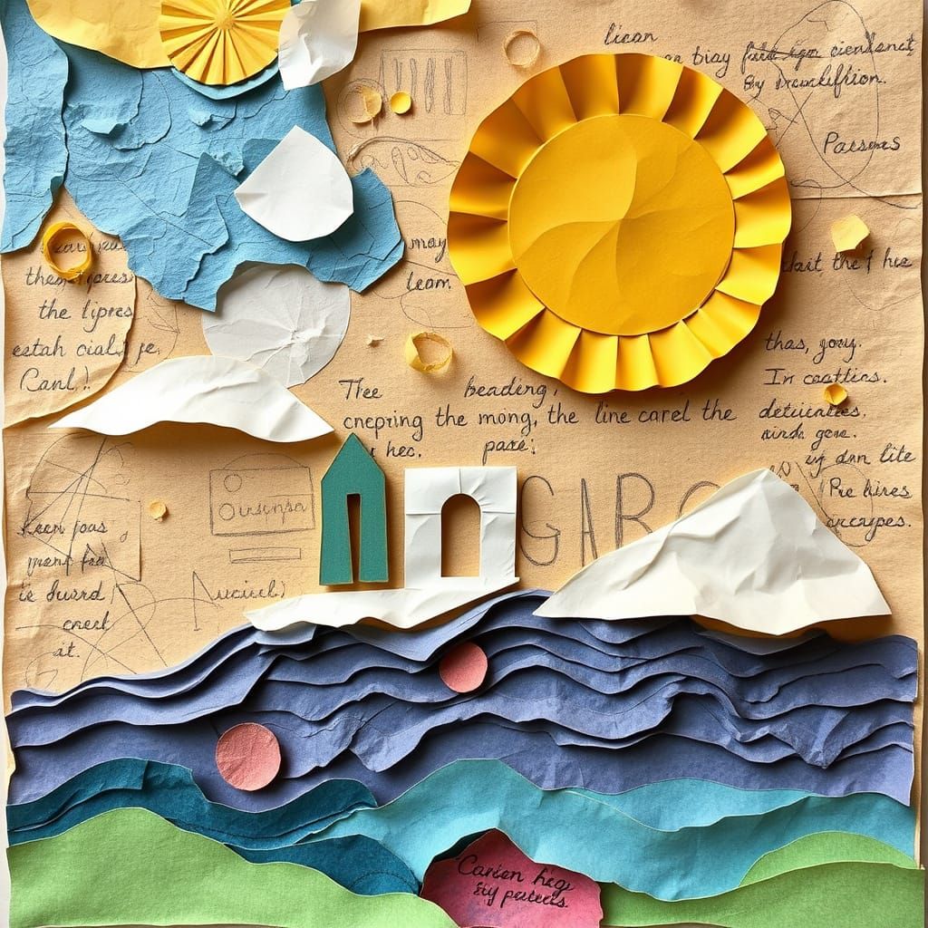 Imaginative Paper Art: Textured Collages and 3D Builds