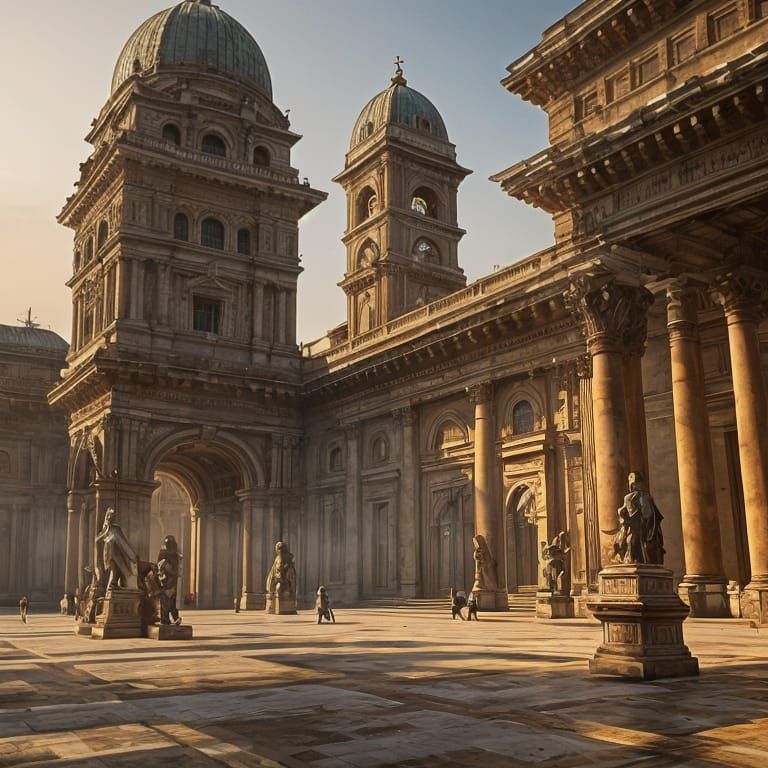 Golden City of Timbuctu in Fantasy Cityscapes