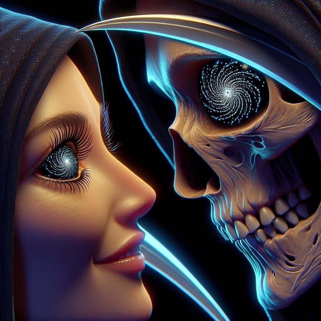 Loving Grim Reapers in Extreme Close-Up