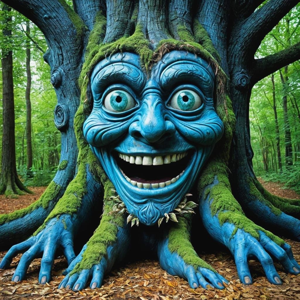 A crazy tree monster