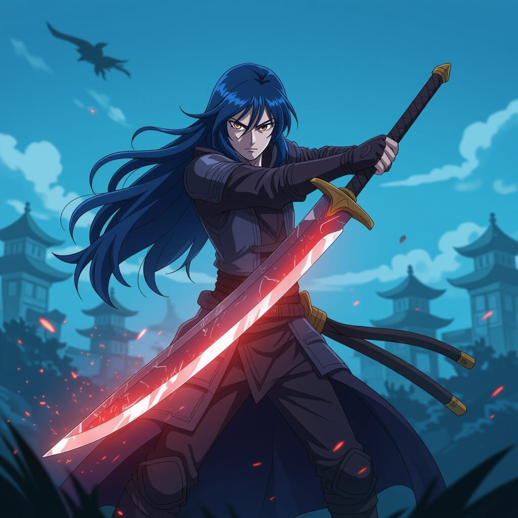 Blade of Death: Manga Scan in Anime Style