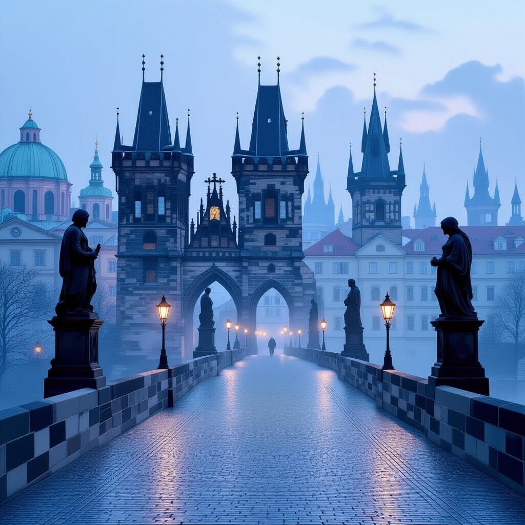 Charles Bridge Prague: Mystical Gothic Architecture