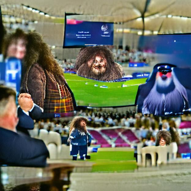 Hagrid Cheers Scotland at 2022 World Cup