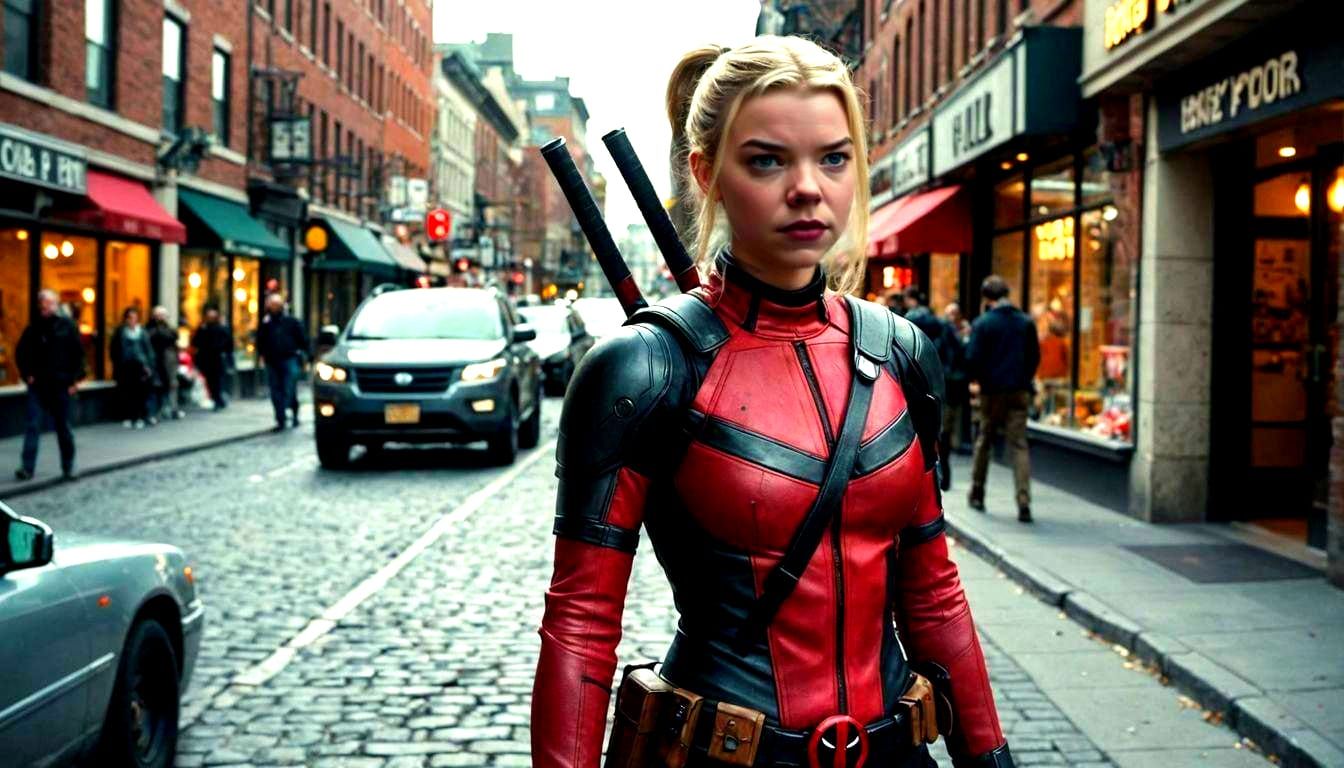 Anya Taylor-Joy as Lady Deadpool Film Still