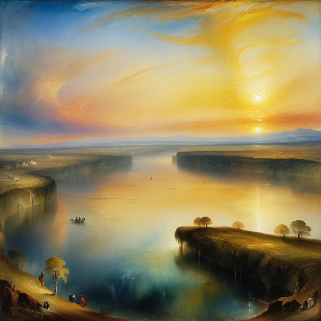 Aerial view of lake in Kootenay Plains Ecological Reserve, C...