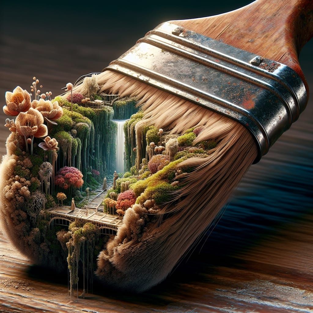 Forgotten Paintbrush World in Vivid Detail