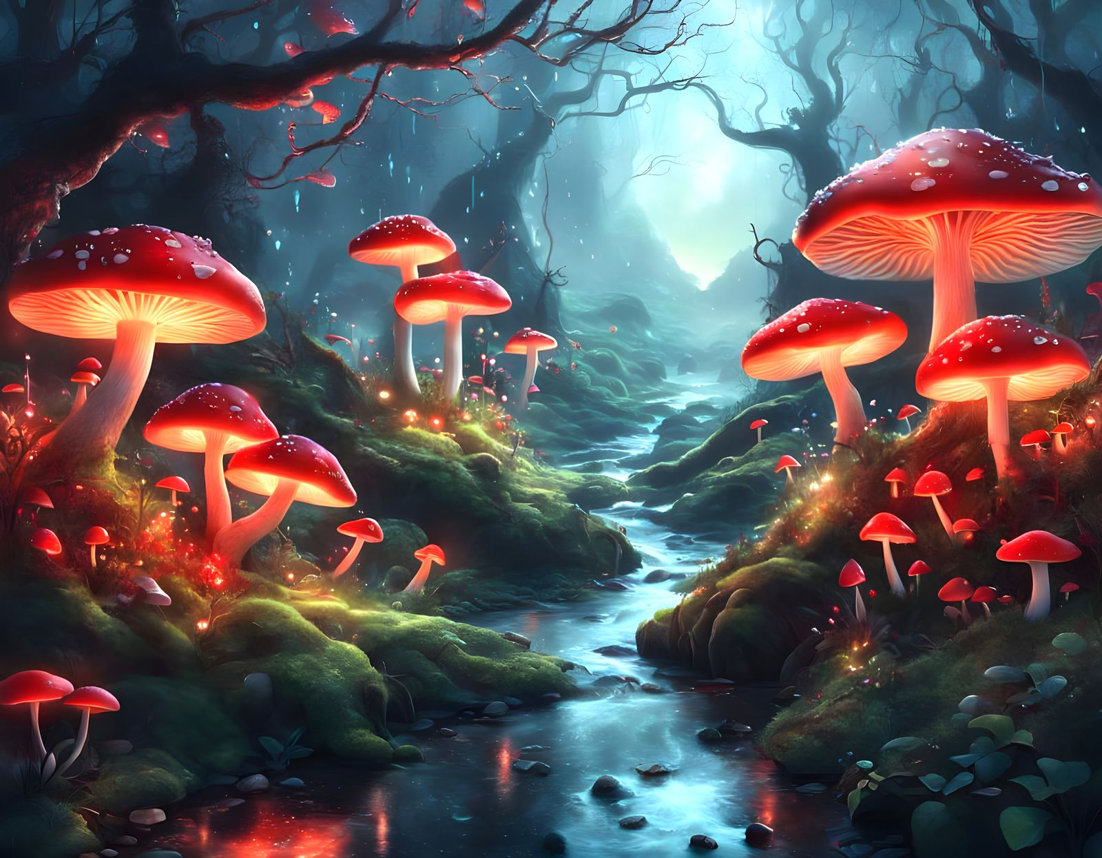 Enchanted Fungal Realm