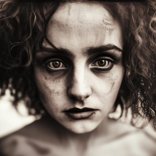 Bellatrix Lestrange Portrait in Dramatic Style