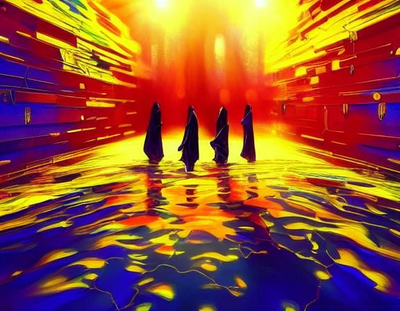 They are in the 'spaces' between moments, manipulating all the quantum fields that make up our universe; their 'space' g...