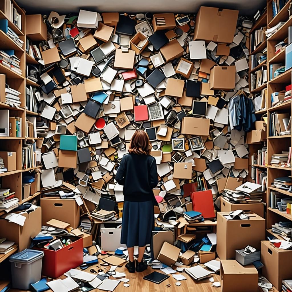 Photo of Cluttered Valuables Illustrating Need to Declutter