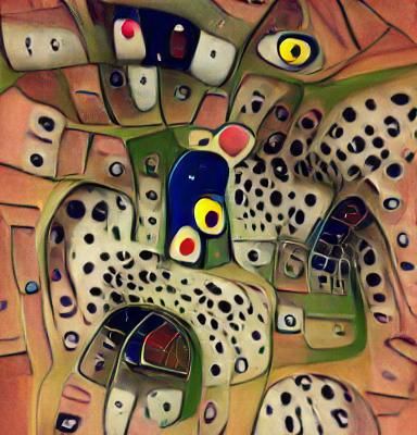 Trypophobic Surrealism: Kandinsky and Hundertwasser Inspired