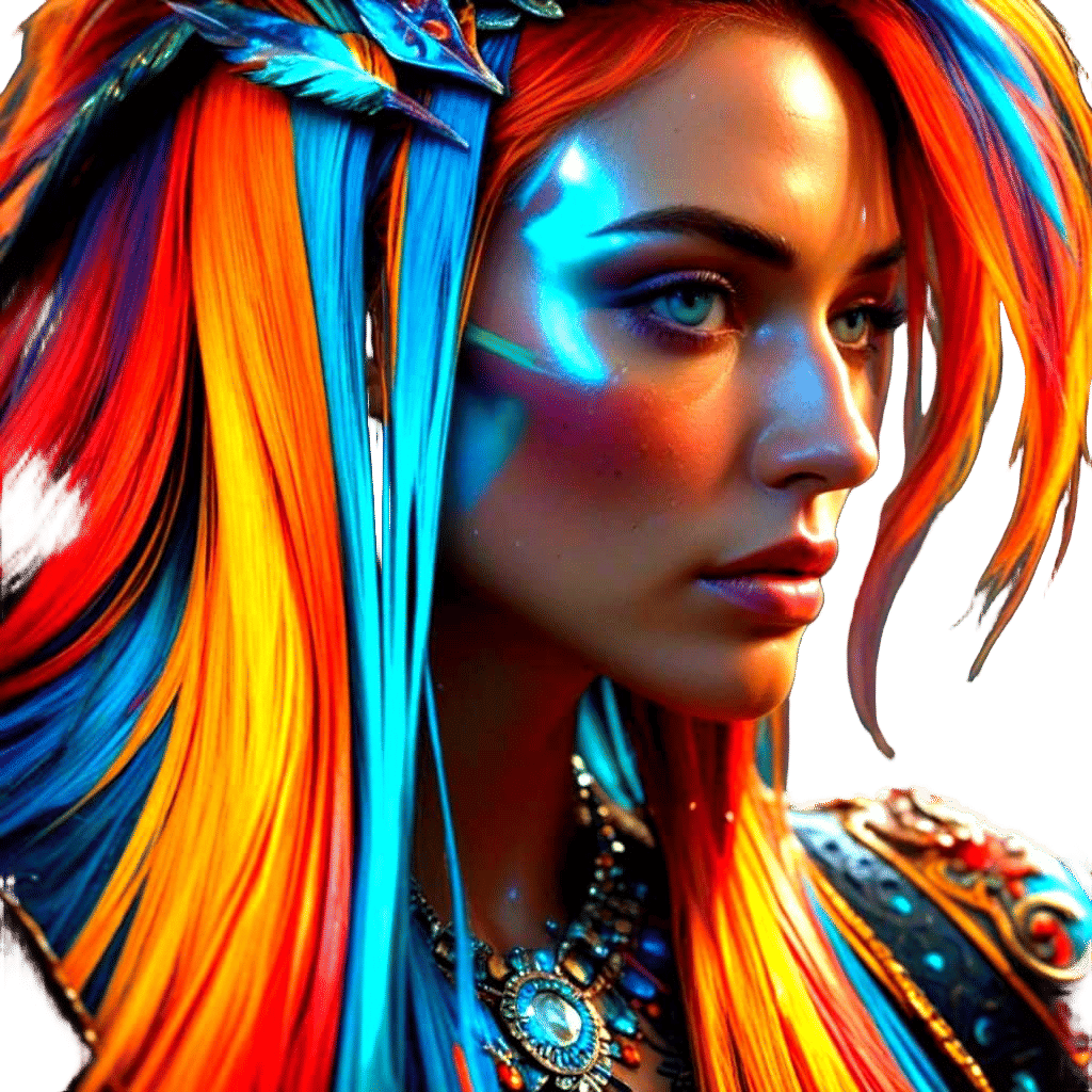 Vibrant Masterpiece of Photorealistic Beauty