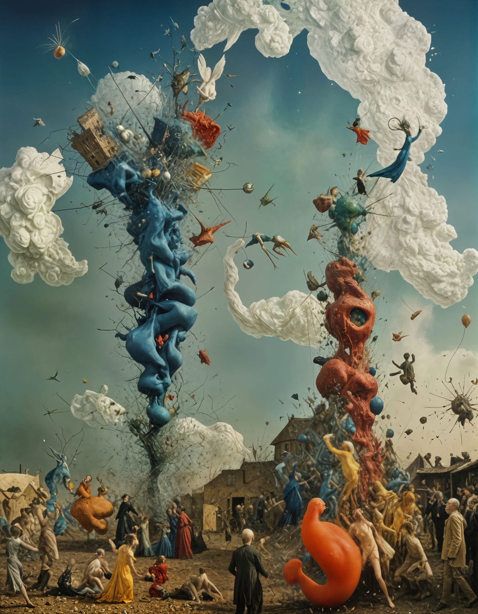 One tower seem to be Dove-powered and the other has a Flying Nun attached to it. Let them Lift!