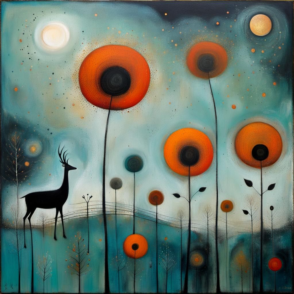 Abstract Art in Catherine Hyde Style