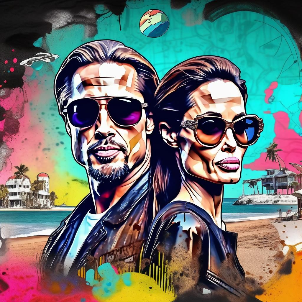 Futuristic Bard and Angelina 💙♥️